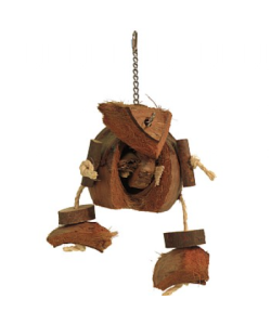 Coco Da Nut - Natural Parrot Toy - Large